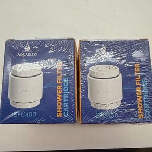 AquaBliss SFC400 Shower Filter Cartridge Replacement 2 Pack New